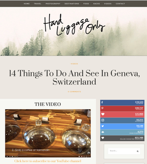 Valmandin in Hand Luggage Only Video