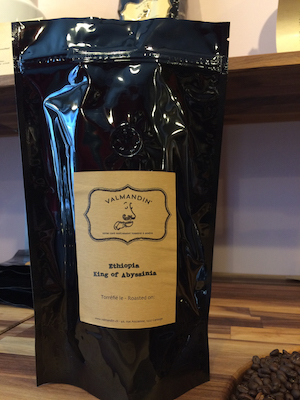 Valmandin King of Abyssinia café gourmet Valmandin, grains 100% arabica torréfiés à la main
